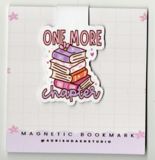 Cute Bookish Magnetic Bookmarks | Aesthetic Gifts for Book Lovers