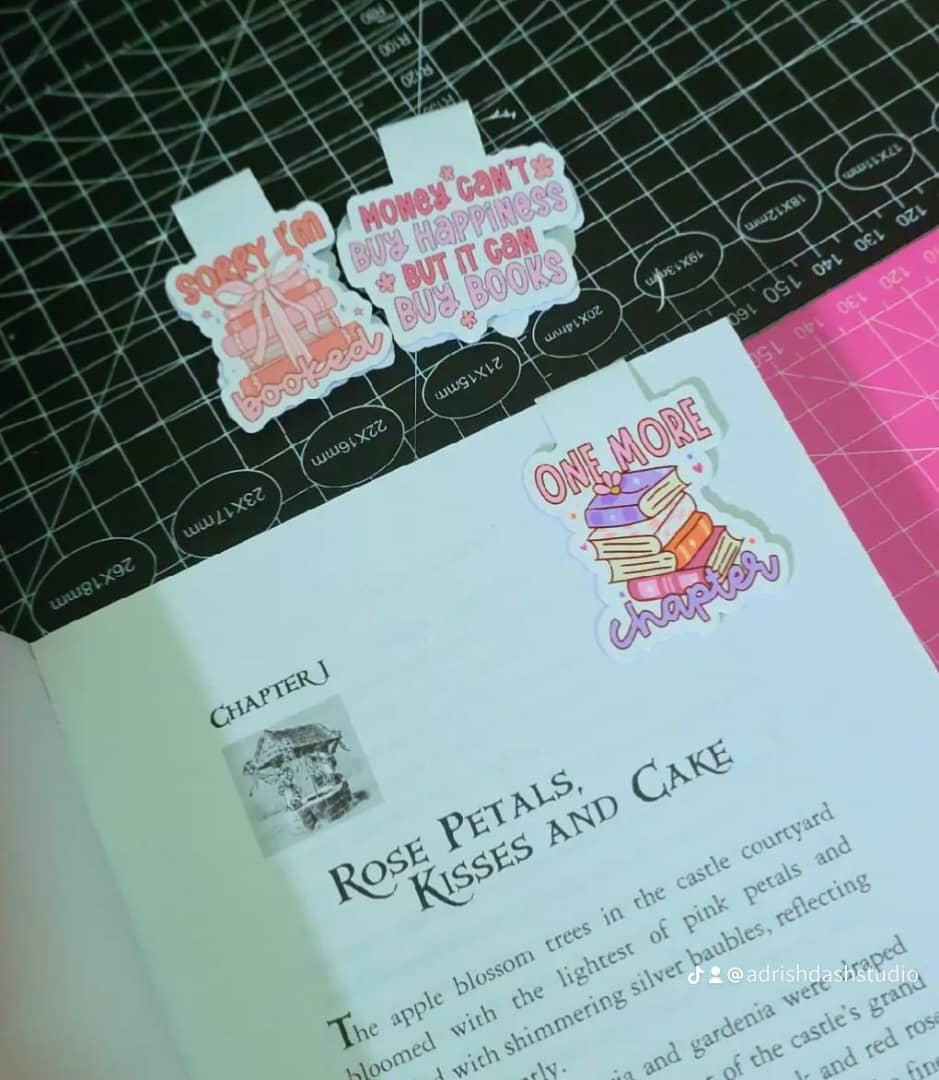 Cute Bookish Magnetic Bookmarks | Aesthetic Gifts for Book Lovers