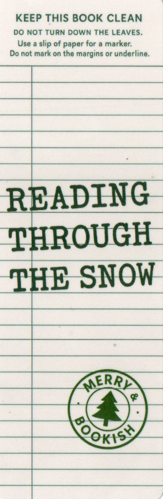 Holiday Library Card Bookmark – Glossy Finish